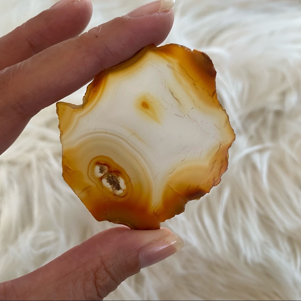 RAINBOW IRIS AGATE Slice - Picture 4 of 8